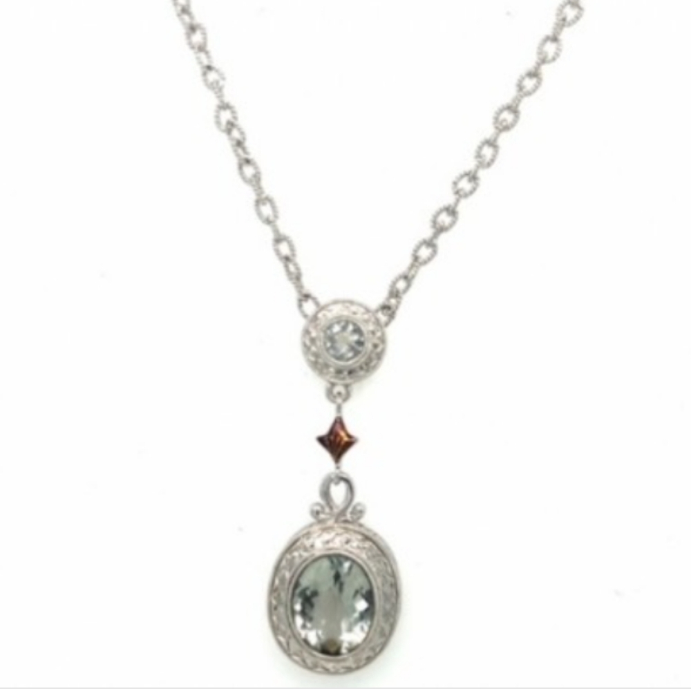 Gabriel & Co. 18K Sterling 4 Carat Aquamarine Stunning Elegant 🎁 - Picture 2 of 4
